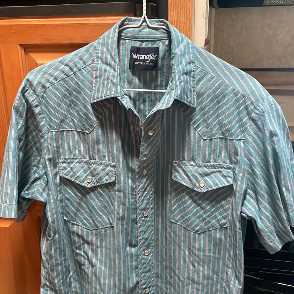 Wrangler button up vintage